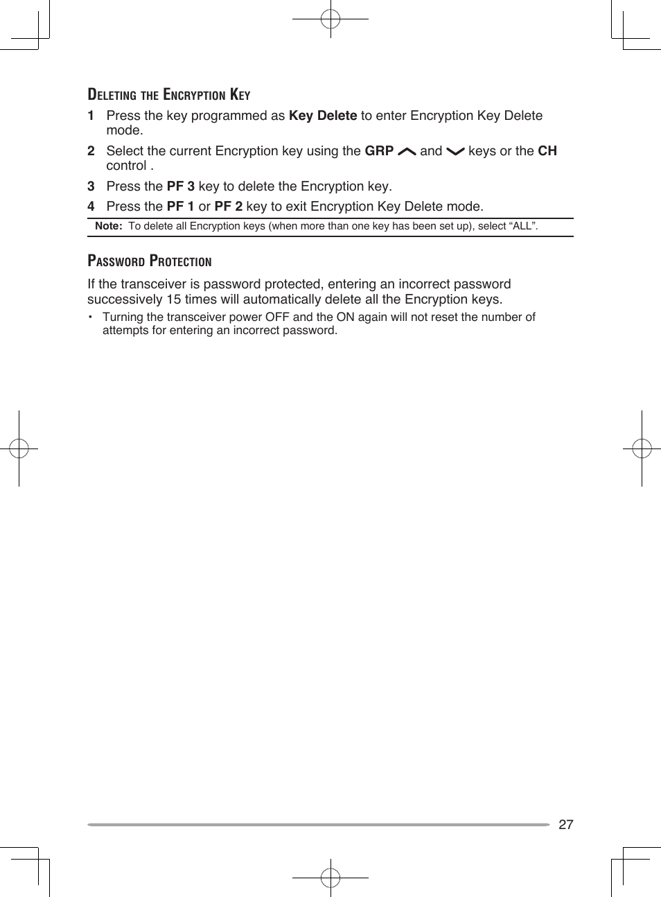 Kenwood UHF P25 Transceiver TK-5810 User Manual | Page 33 / 44