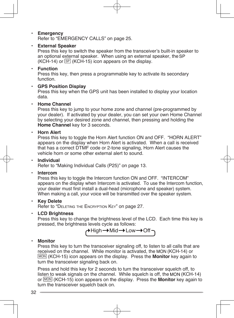 Kenwood UHF P25 Transceiver TK-5810 User Manual | Page 38 / 44