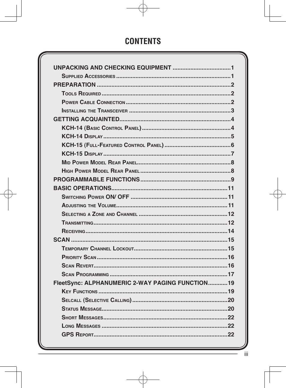 Kenwood UHF P25 Transceiver TK-5810 User Manual | Page 5 / 44