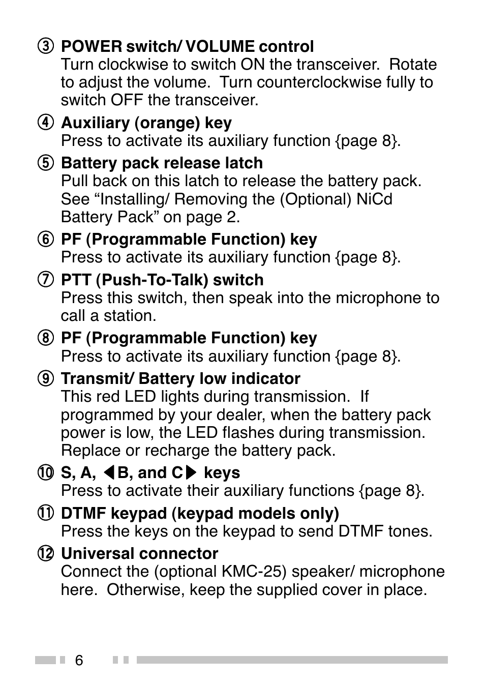 Kenwood TK-380 User Manual | Page 11 / 37