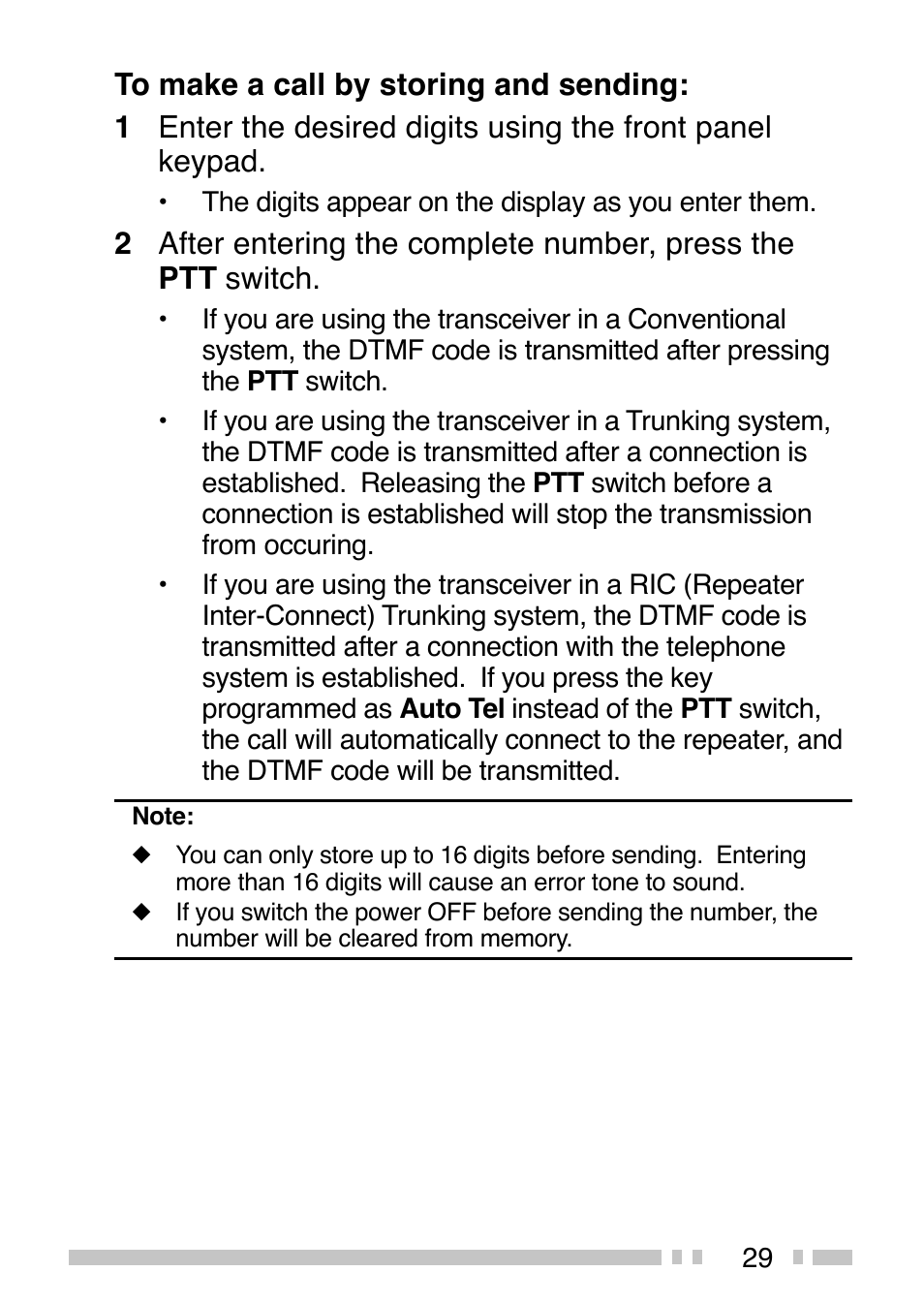 Kenwood TK-380 User Manual | Page 34 / 37