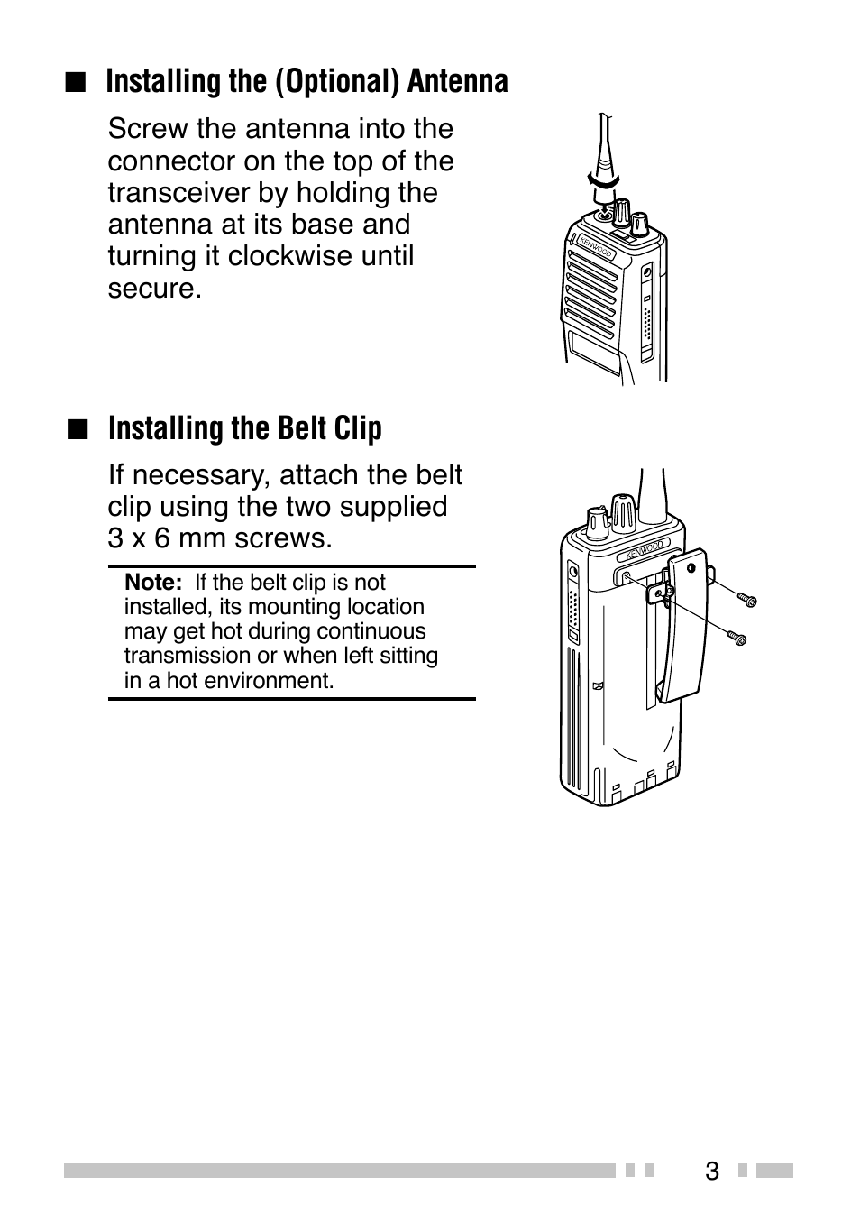 Kenwood TK-380 User Manual | Page 8 / 37