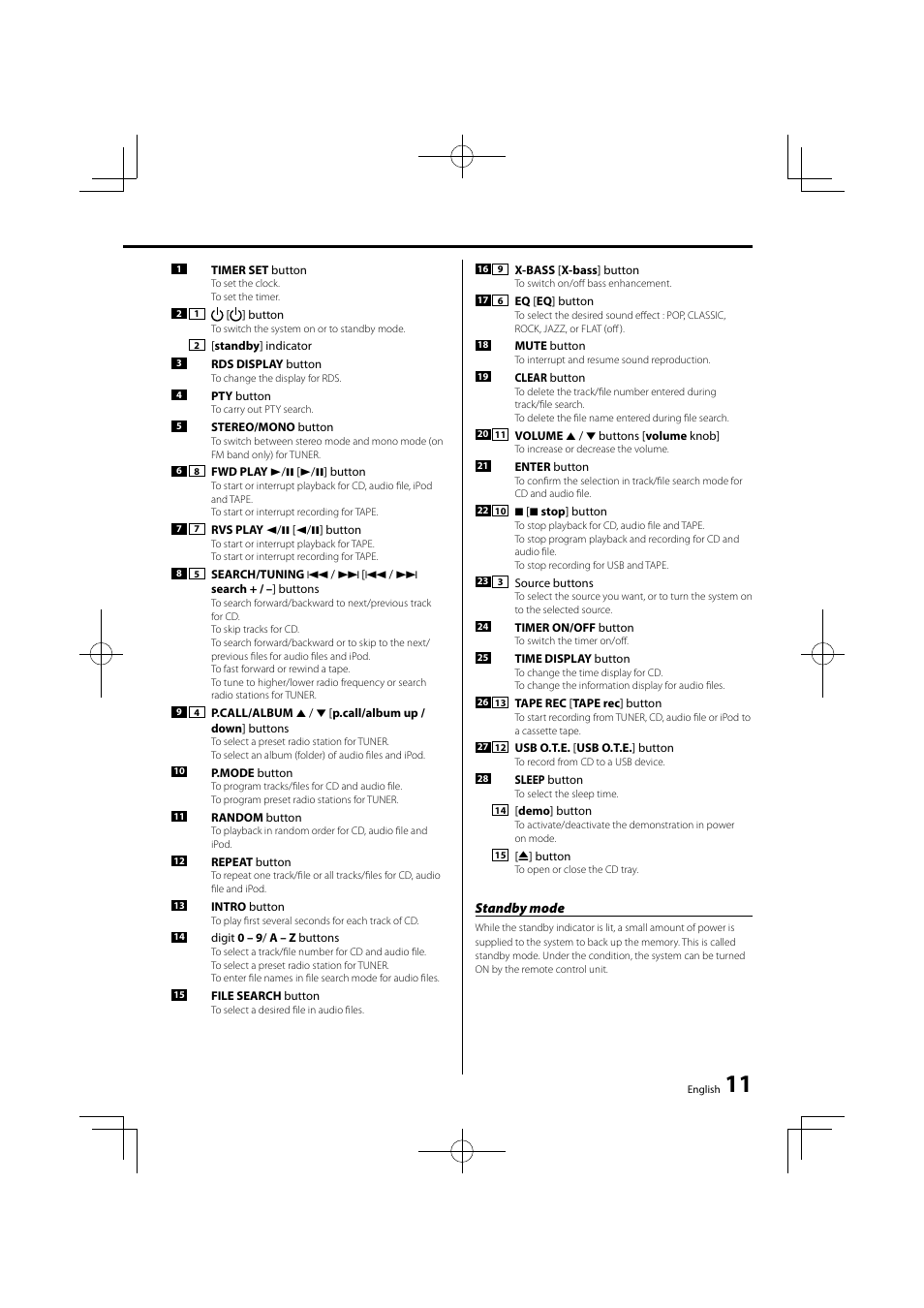 Kenwood M-707I User Manual | Page 11 / 24