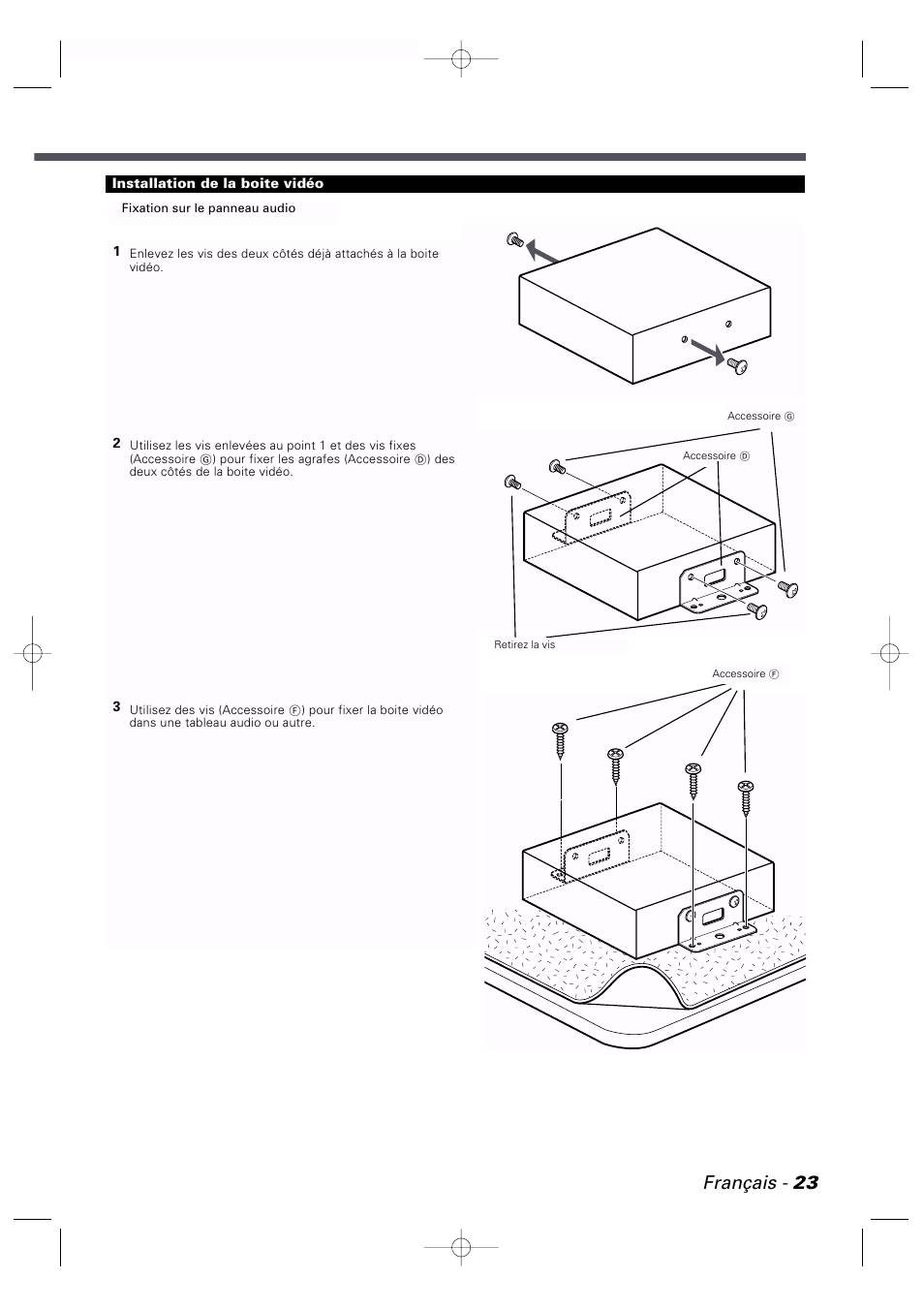 Français - 23 | Kenwood LZ-7500 User Manual | Page 23 / 36