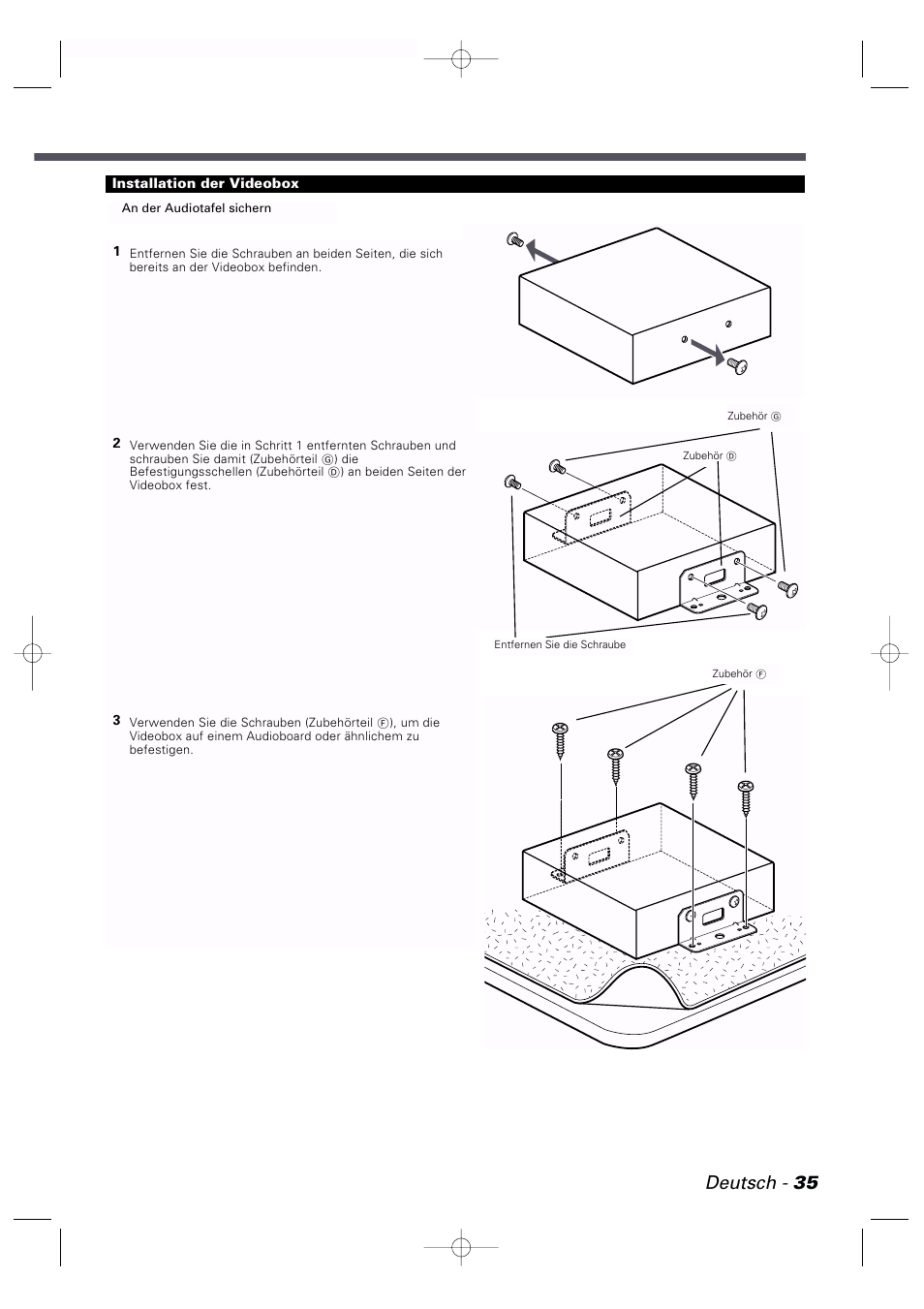 Deutsch - 35 | Kenwood LZ-7500 User Manual | Page 35 / 36