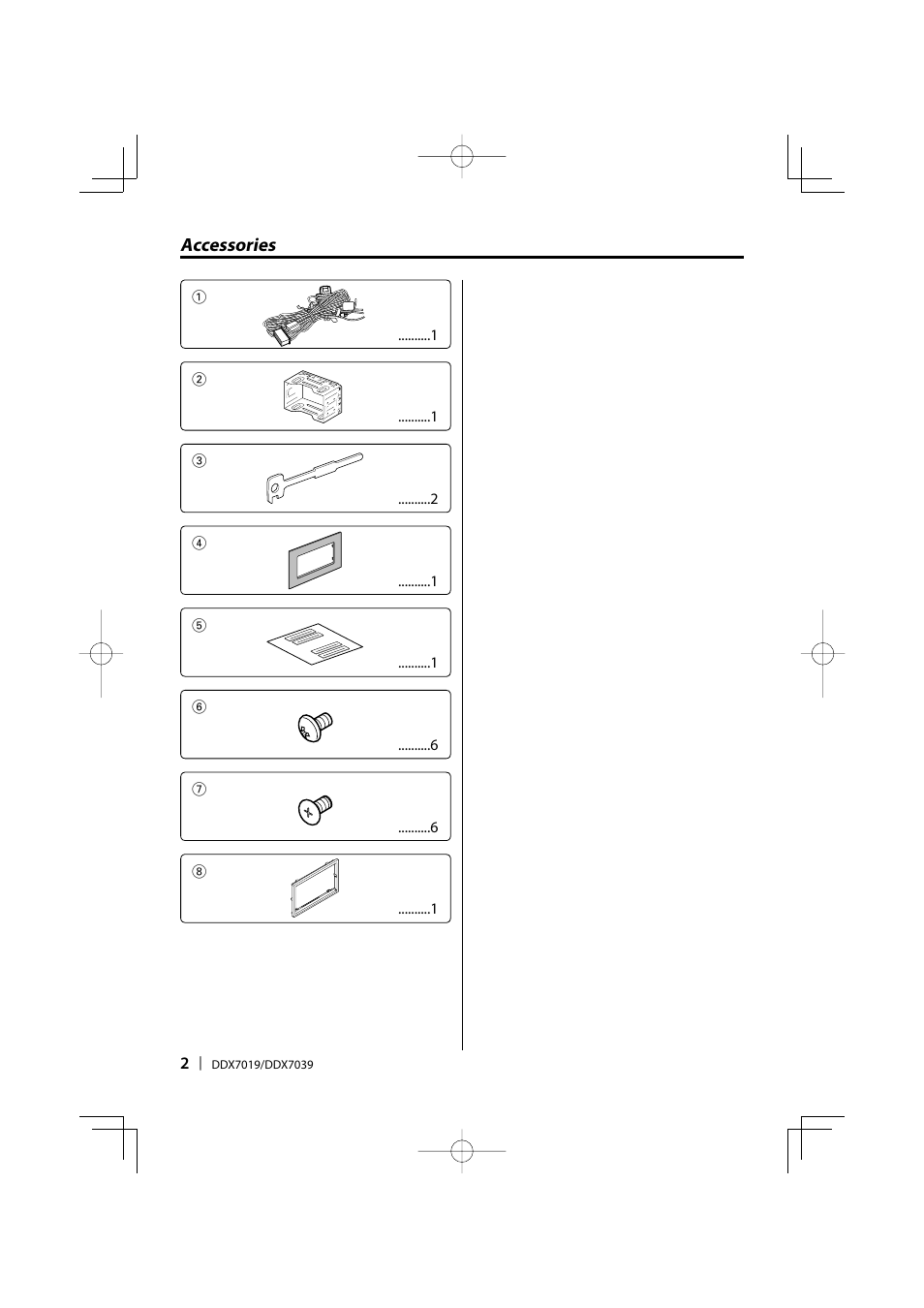 Kenwood DDX7019 User Manual | Page 2 / 10