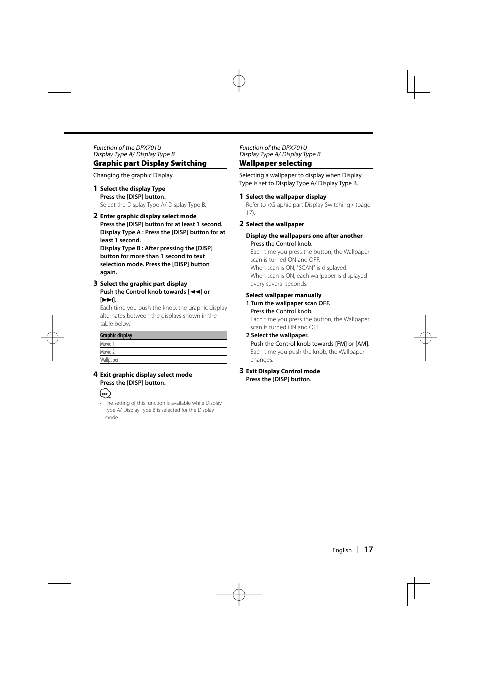 Kenwood DPX701U User Manual | Page 17 / 61