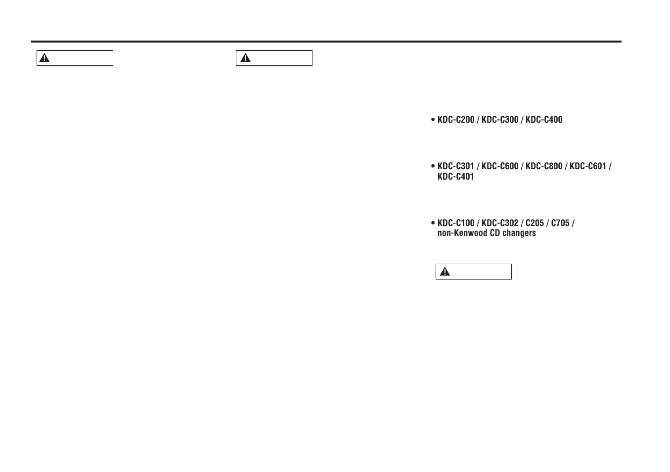 Safety precautions, 2 warning, 2 caution | Kenwood CD-RECEIVER KDC-PS9060R User Manual | Page 3 / 46