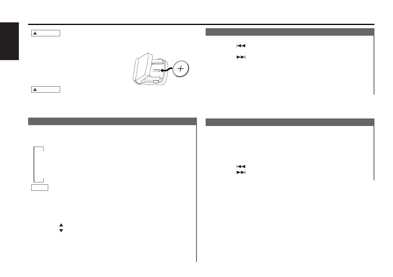 All modes, Tuner mode, Disc control mode | Basic operations of steering remote control, English | Kenwood CD-RECEIVER KDC-PS9060R User Manual | Page 36 / 46