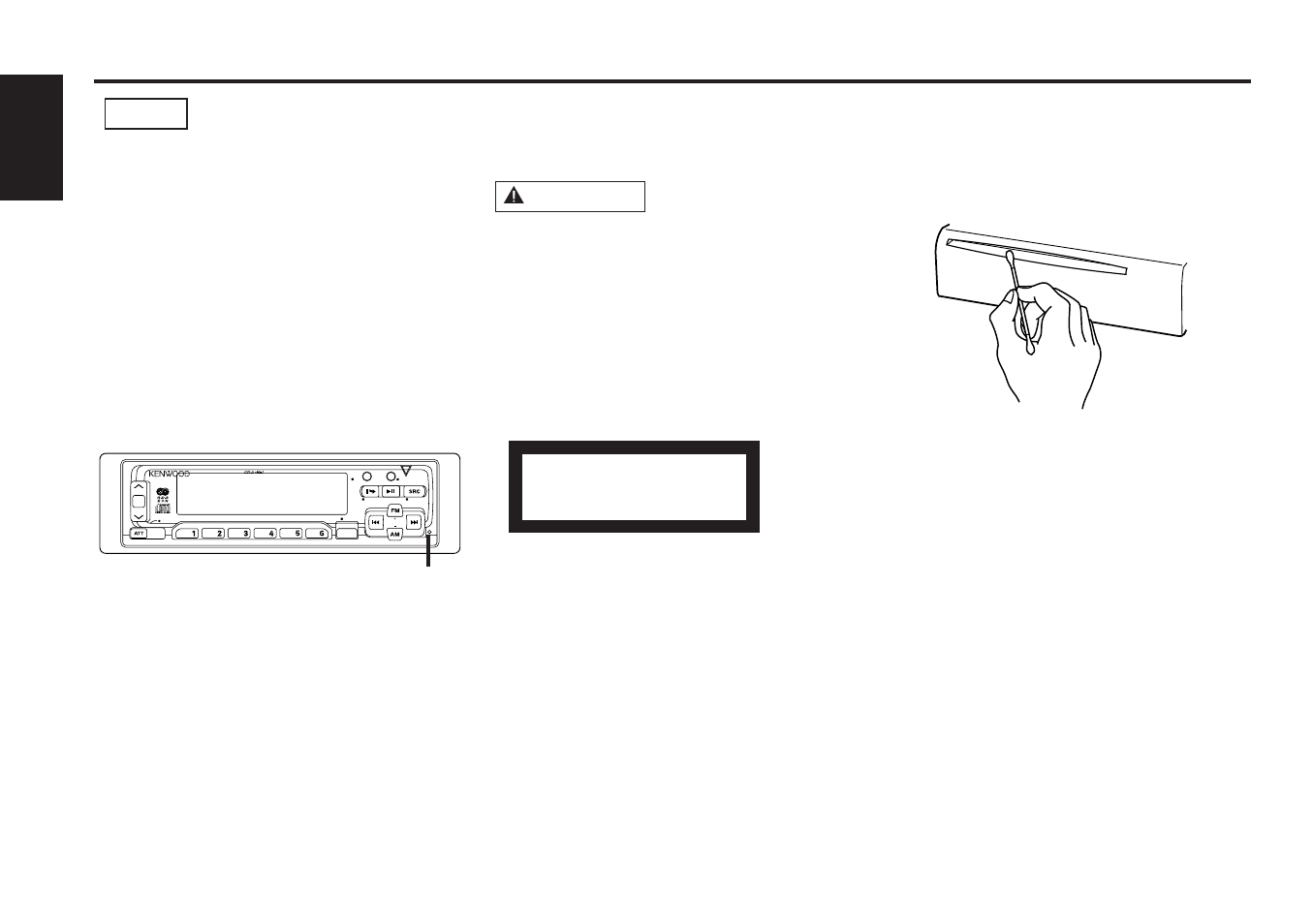 Class 1 laser product, Safety precautions, English | 2 caution, Reset button cleaning the unit, Cleaning the cd slot, Lens fogging | Kenwood CD-RECEIVER KDC-PS9060R User Manual | Page 4 / 46