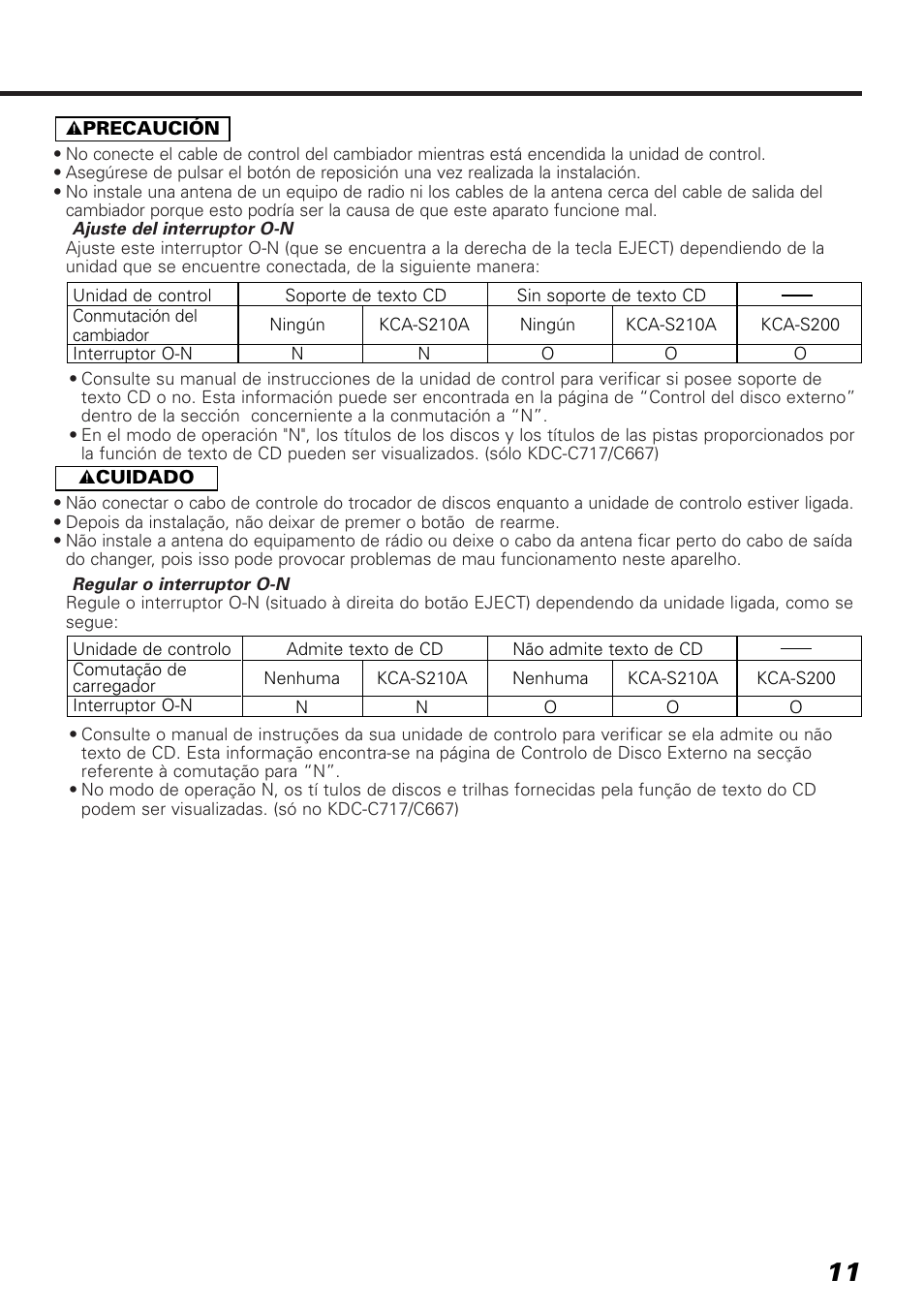 Kenwood KDC-C717 User Manual | Page 11 / 16