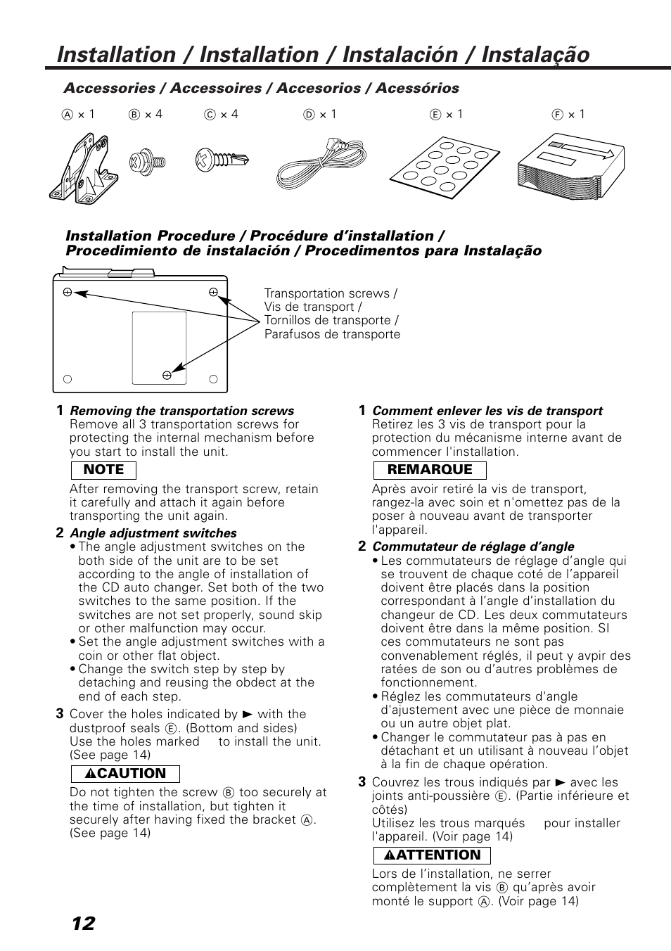 Kenwood KDC-C717 User Manual | Page 12 / 16