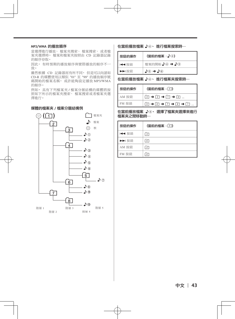 Kenwood DPX-3070B  EN User Manual | Page 43 / 108