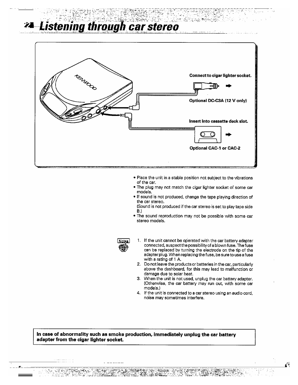 Carsieréa | Kenwood DPC-341 User Manual | Page 22 / 28