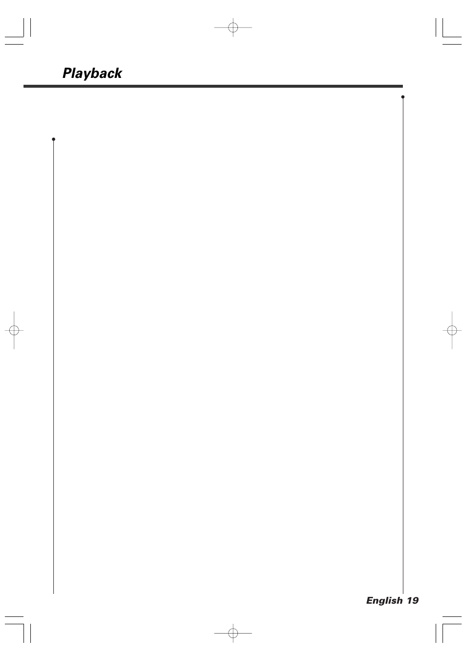 Playback | Kenwood XXV-05V User Manual | Page 19 / 104