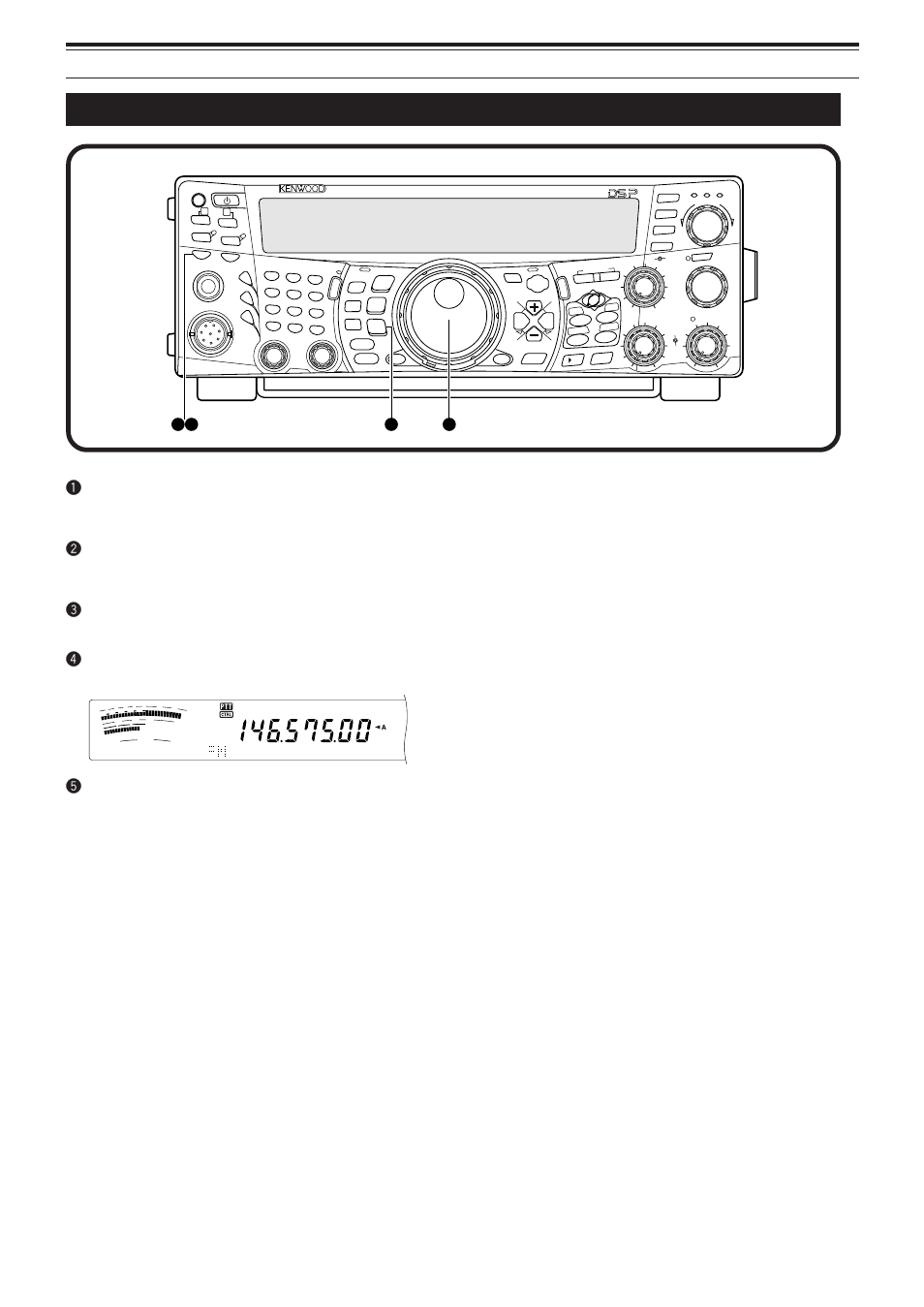 Transmitting, 3 your first qso (vhf/ uhf band) transmitting | Kenwood TS-2000 User Manual | Page 15 / 150