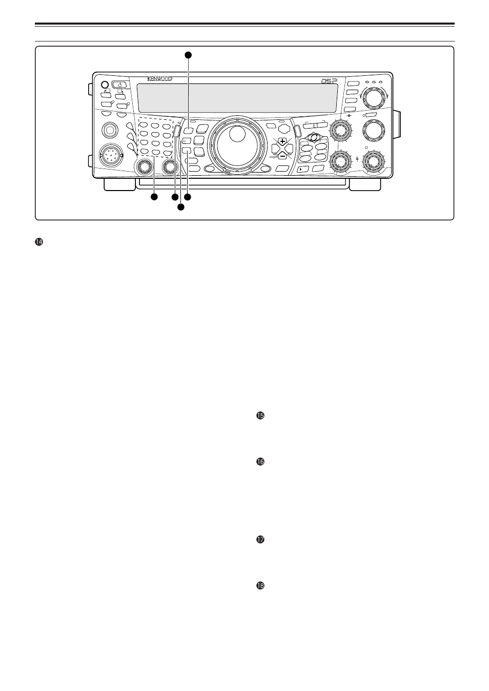 4 getting acquainted | Kenwood TS-2000 User Manual | Page 17 / 150