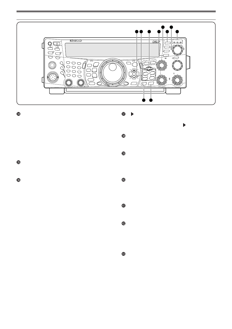 4 getting acquainted | Kenwood TS-2000 User Manual | Page 19 / 150