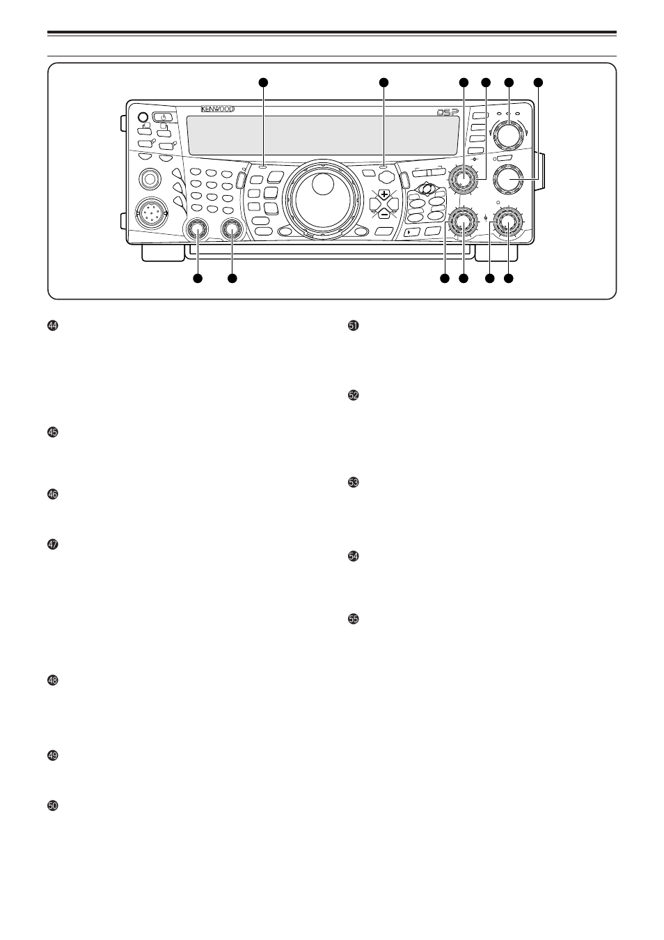 4 getting acquainted | Kenwood TS-2000 User Manual | Page 20 / 150