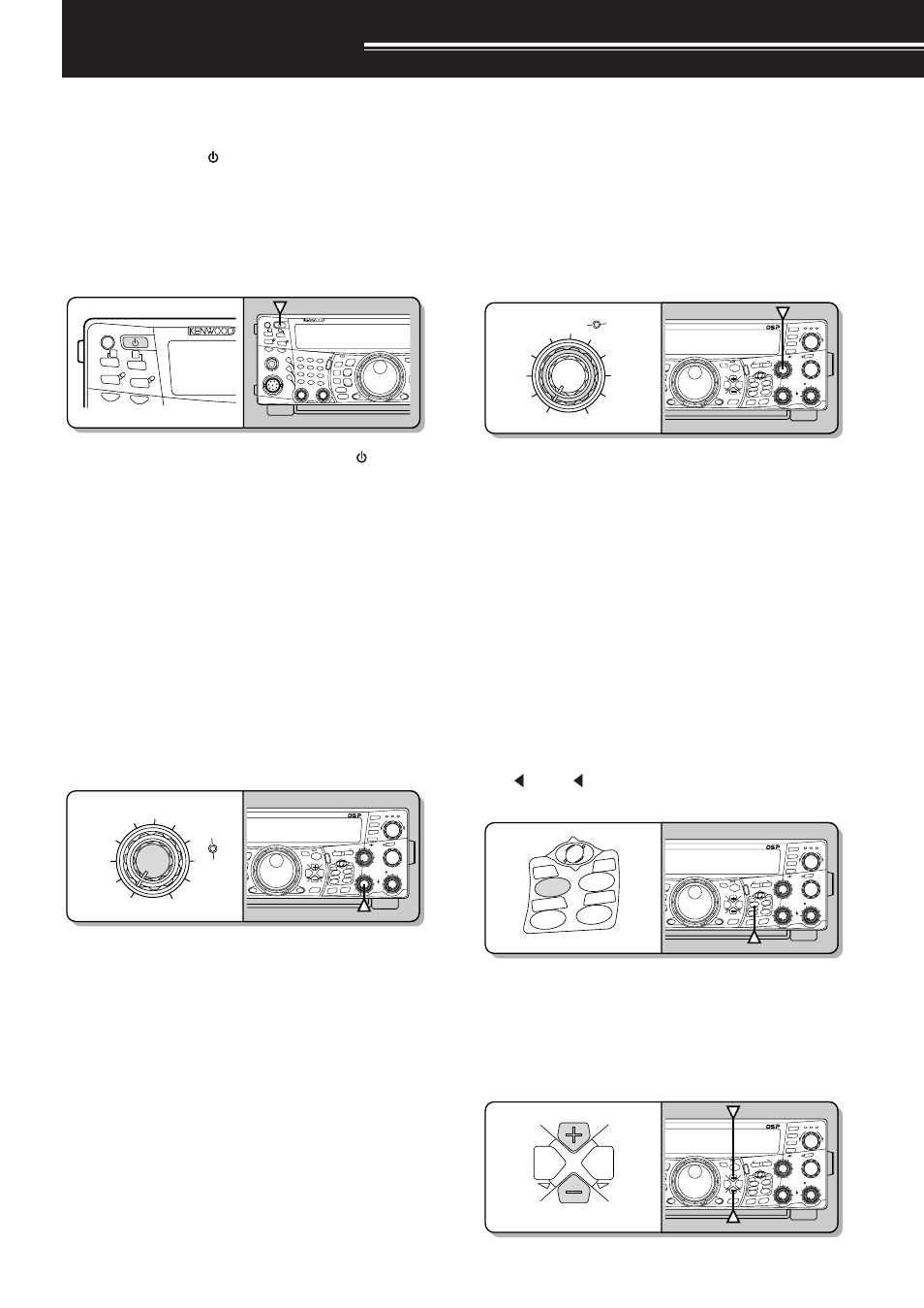 Operating basics, Switching power on/off, Adjusting volume | Audio frequency (af) gain, Radio frequency (rf) gain, Selecting vfo a or vfo b, Selecting a band, Main, Af sql, Manual rf bc main gain | Kenwood TS-2000 User Manual | Page 26 / 150