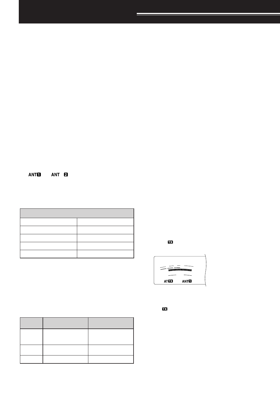 Operator conveniences, Alt (auto lock tuning), Antennas | Hf/ 50 mhz band, Vhf/ uhf/ 1.2 ghz band, Apo (auto power off), Automatic antenna tuner | Kenwood TS-2000 User Manual | Page 80 / 150