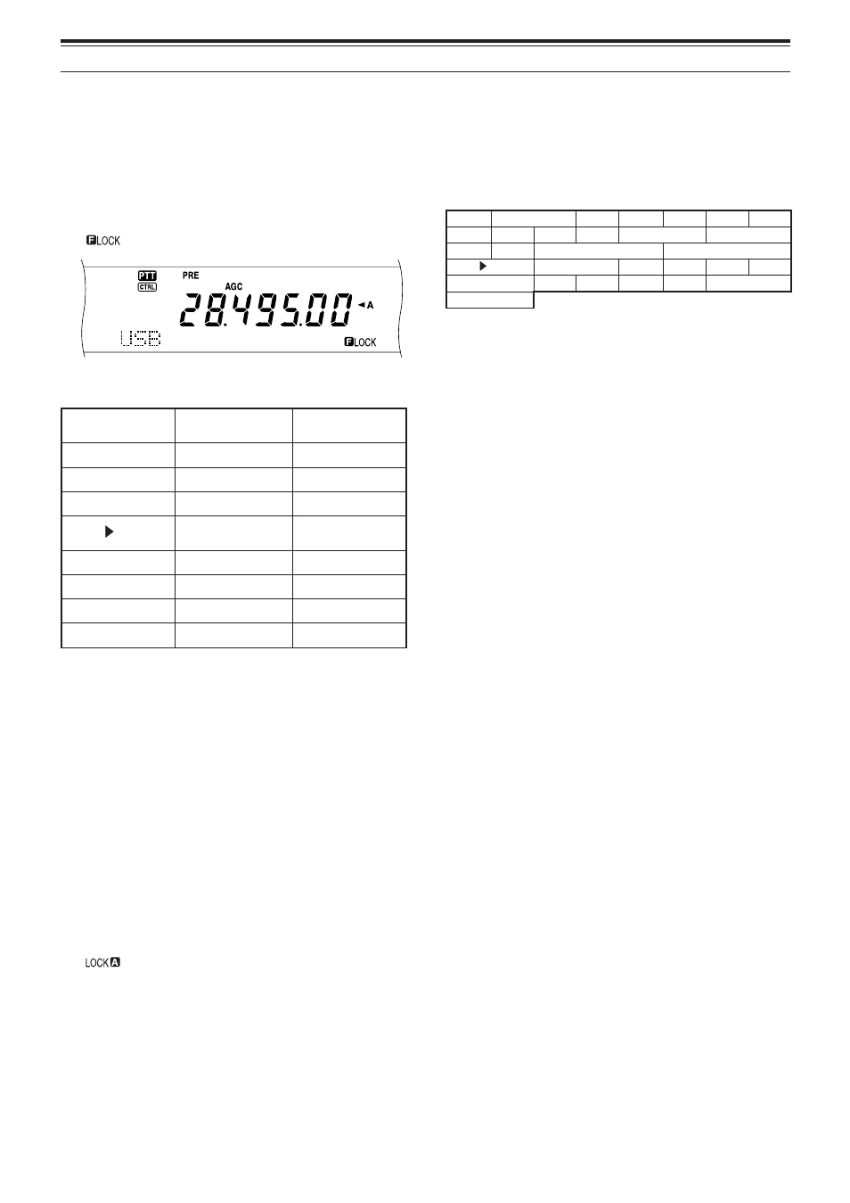 Lock functions, Frequency lock function, Lock all function | Microphone pf keys, Monitor, Pf key, Rise time of cw, 15 operator conveniences | Kenwood TS-2000 User Manual | Page 85 / 150