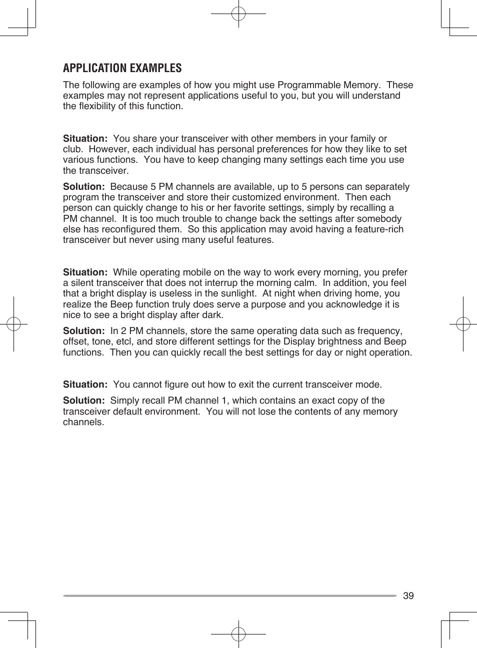 Application examples | Kenwood TM-V71E User Manual | Page 47 / 107