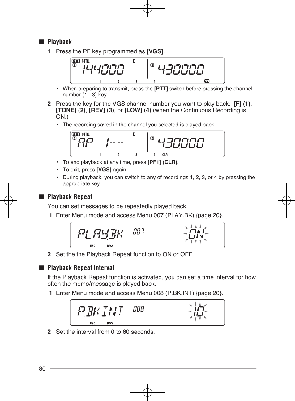 Kenwood TM-V71E User Manual | Page 88 / 107