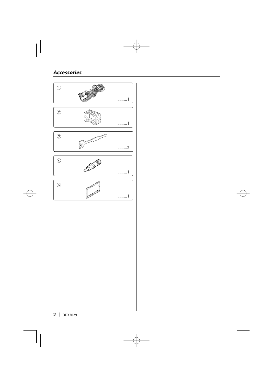 Kenwood DDX7029 User Manual | Page 2 / 12