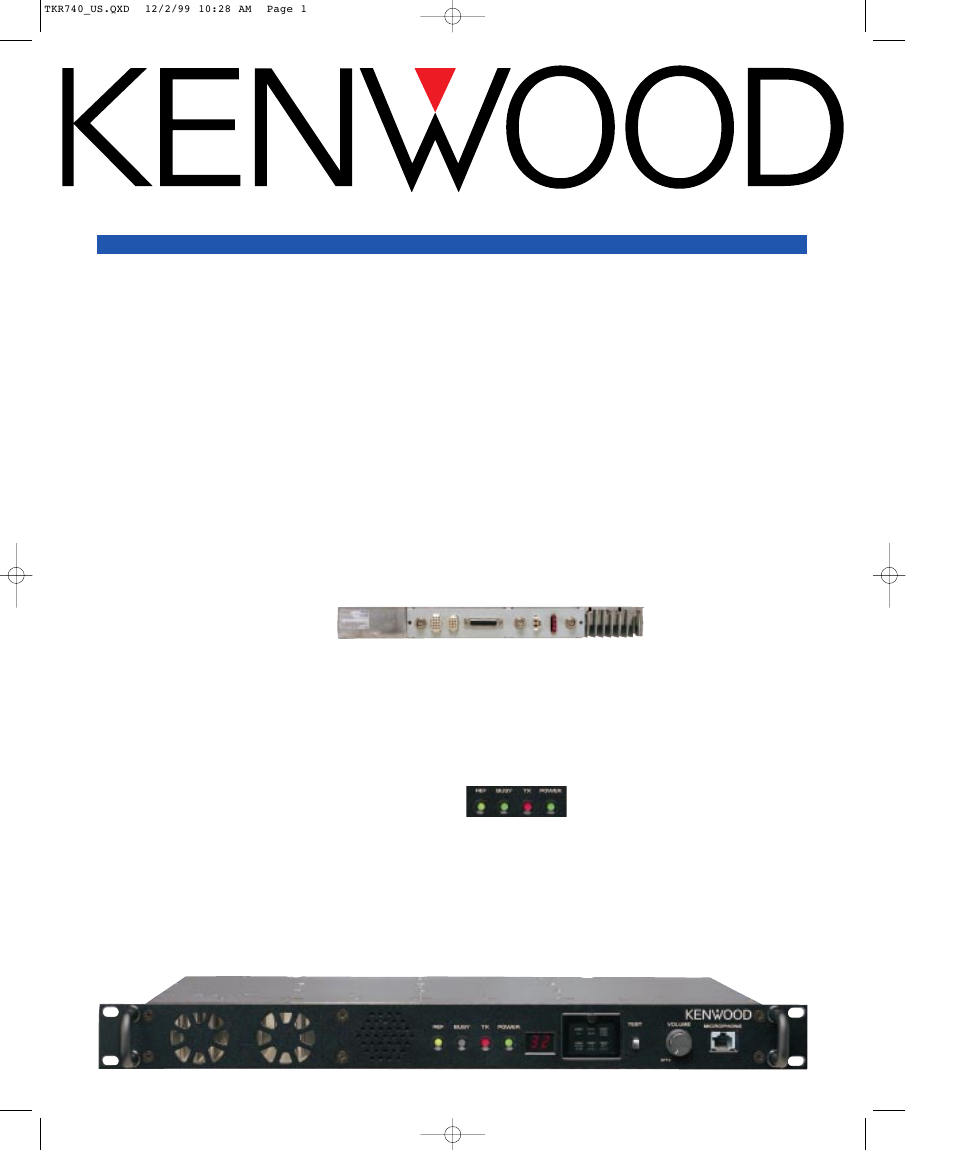 Kenwood TKR-840 User Manual | 2 pages