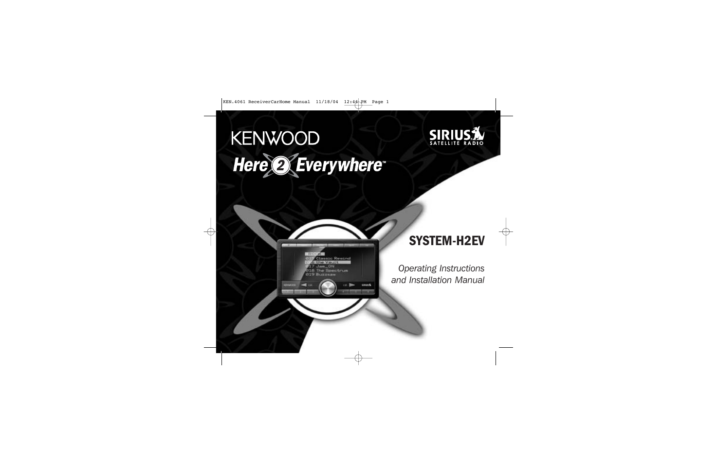 Kenwood H2EV User Manual | 17 pages