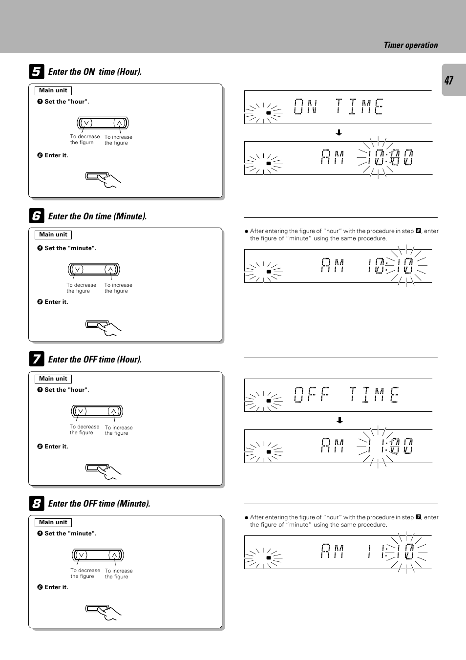 A m 1 ), A m 1 ) ), A m 1 1 | A m 1 1:1 ) | Kenwood C-V301 User Manual | Page 47 / 56