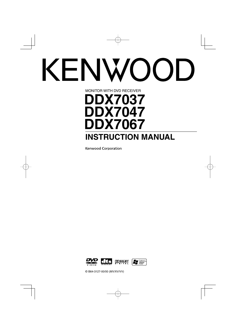 Kenwood DDX7037 User Manual | 76 pages