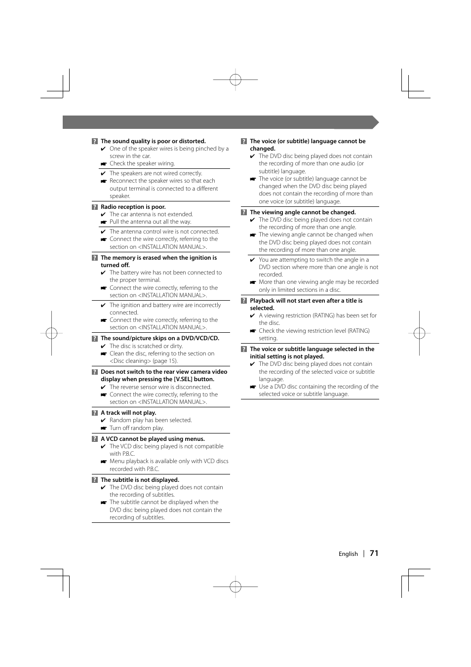 Kenwood DDX7037 User Manual | Page 71 / 76