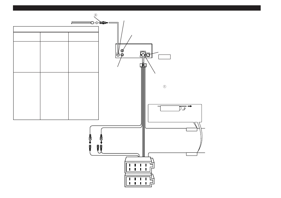 Connecting cables to terminals | Kenwood KRC-459R User Manual | Page 27 / 34