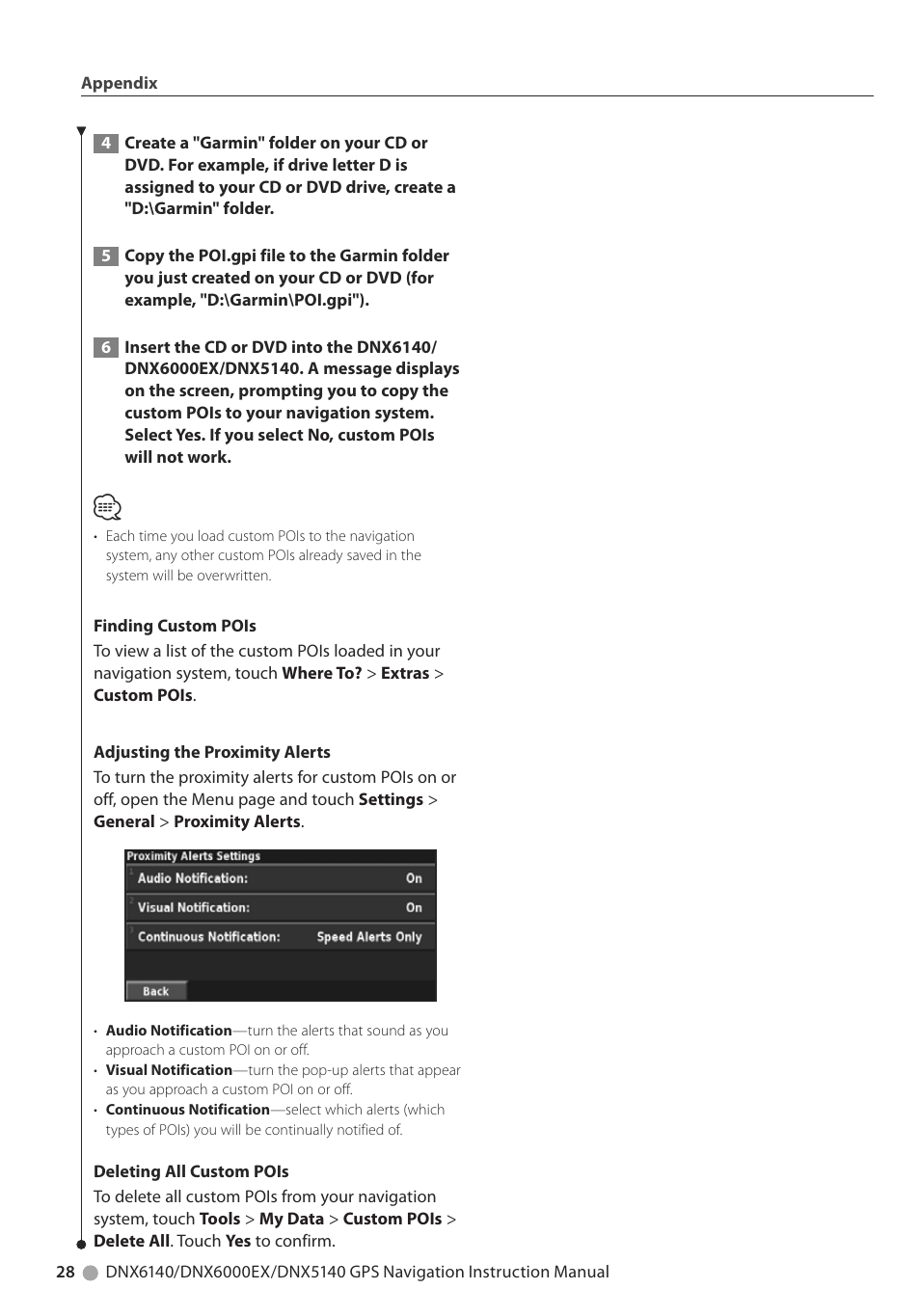 Kenwood DNX6000EX User Manual | Page 28 / 32
