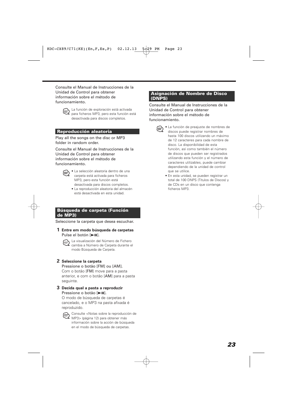 Kenwood KDC-C719PM User Manual | Page 23 / 36