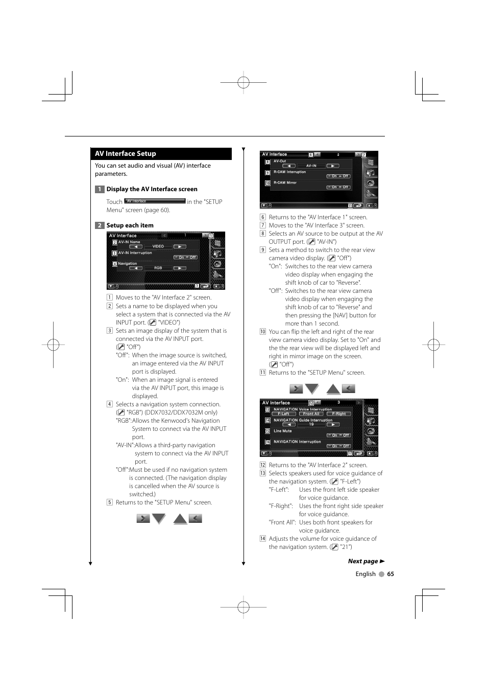 Kenwood DDX7032M User Manual | Page 65 / 100