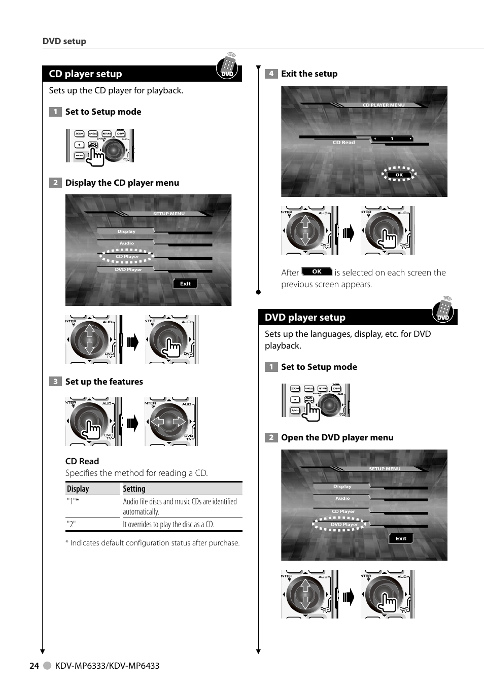 Kenwood KDV-MP6333 EN User Manual | Page 24 / 76