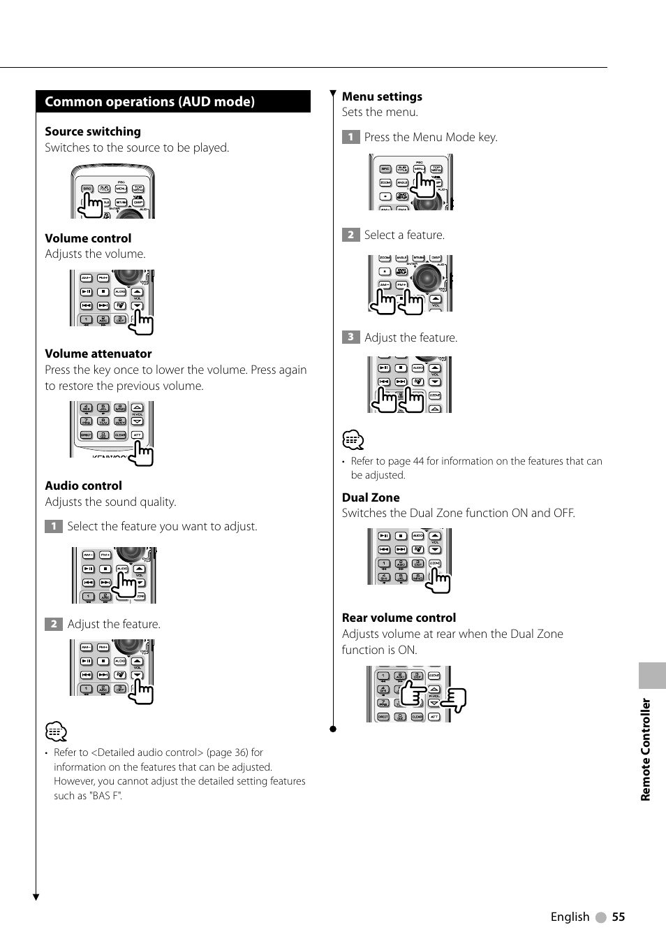 Kenwood KDV-MP6333 EN User Manual | Page 55 / 76