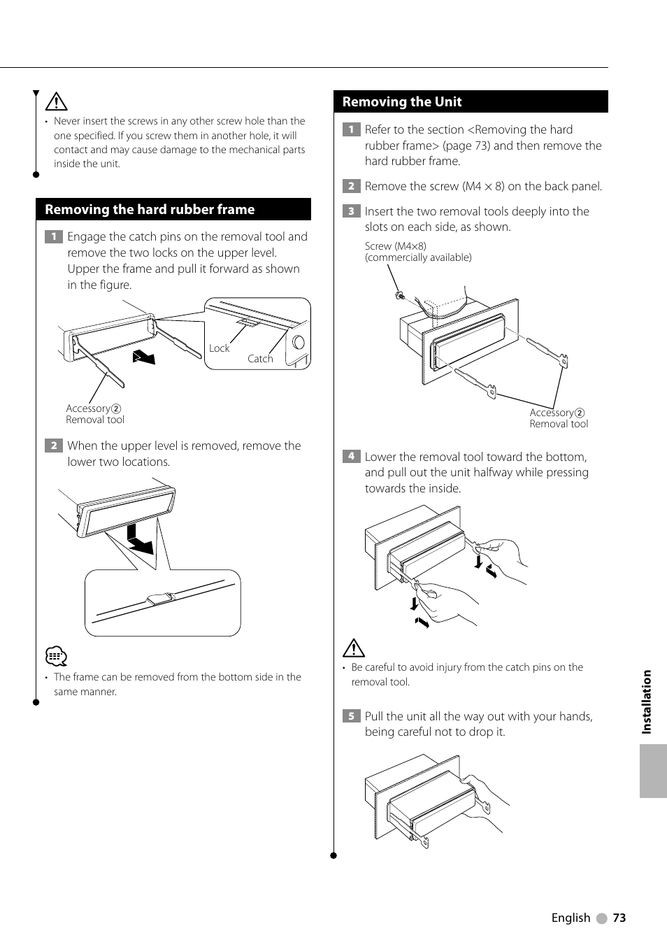 Kenwood KDV-MP6333 EN User Manual | Page 73 / 76