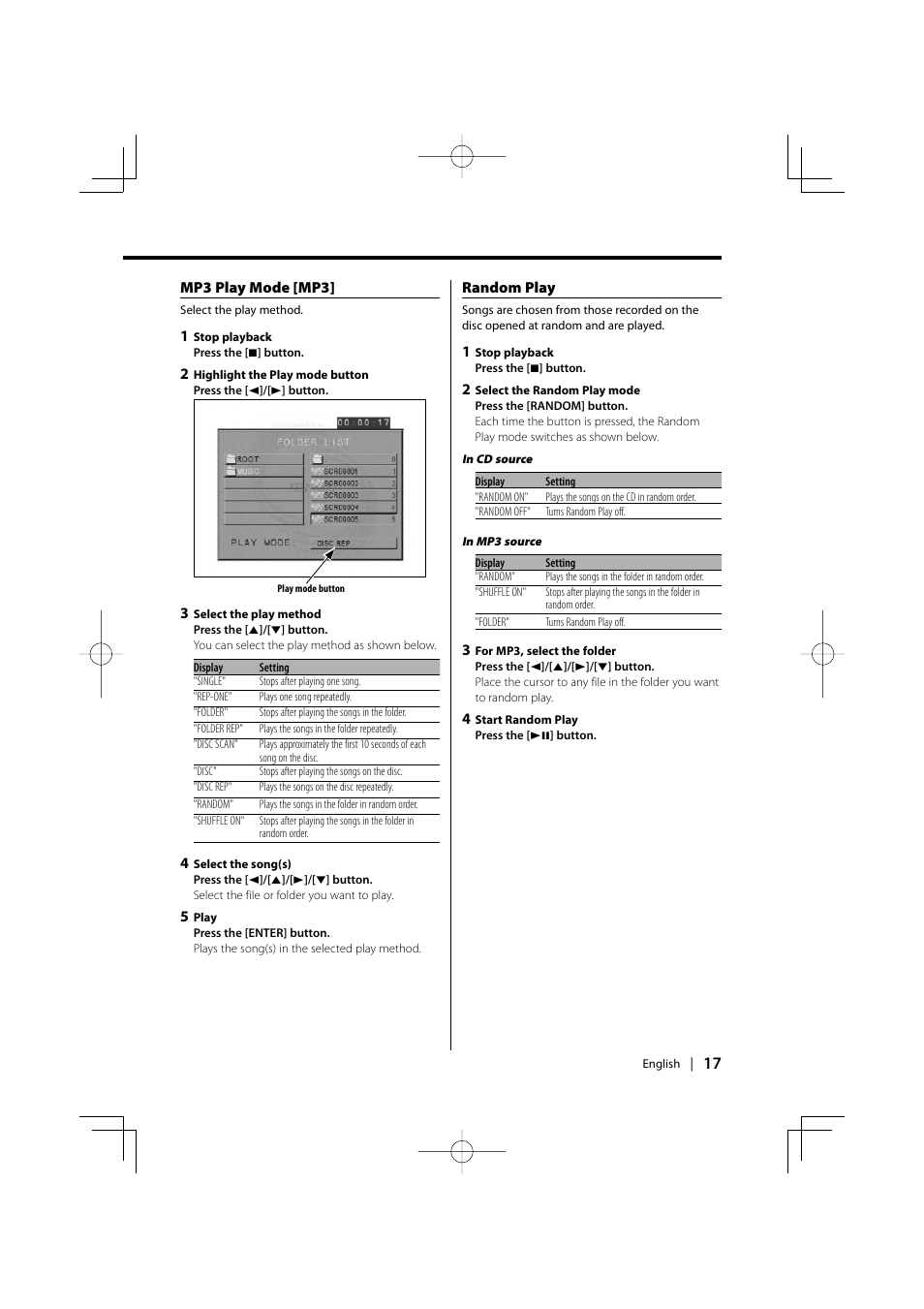 Kenwood KDV-S220P User Manual | Page 17 / 172