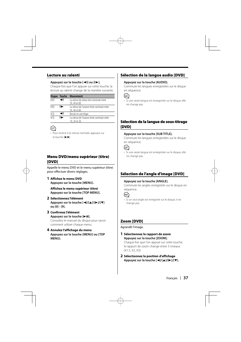 Kenwood KDV-S220P User Manual | Page 37 / 172