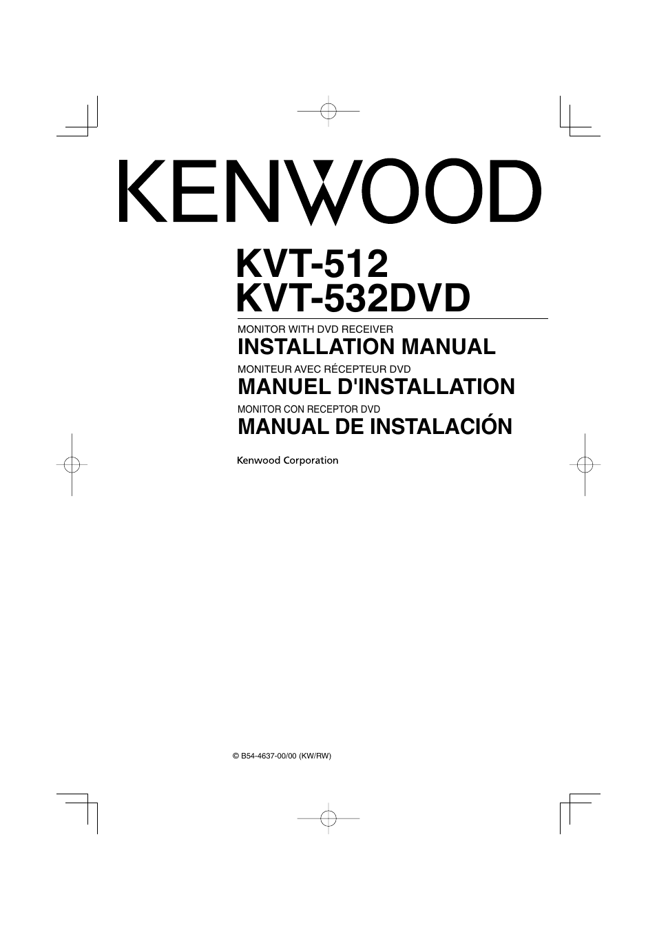 Kenwood KVT-532 User Manual | 32 pages