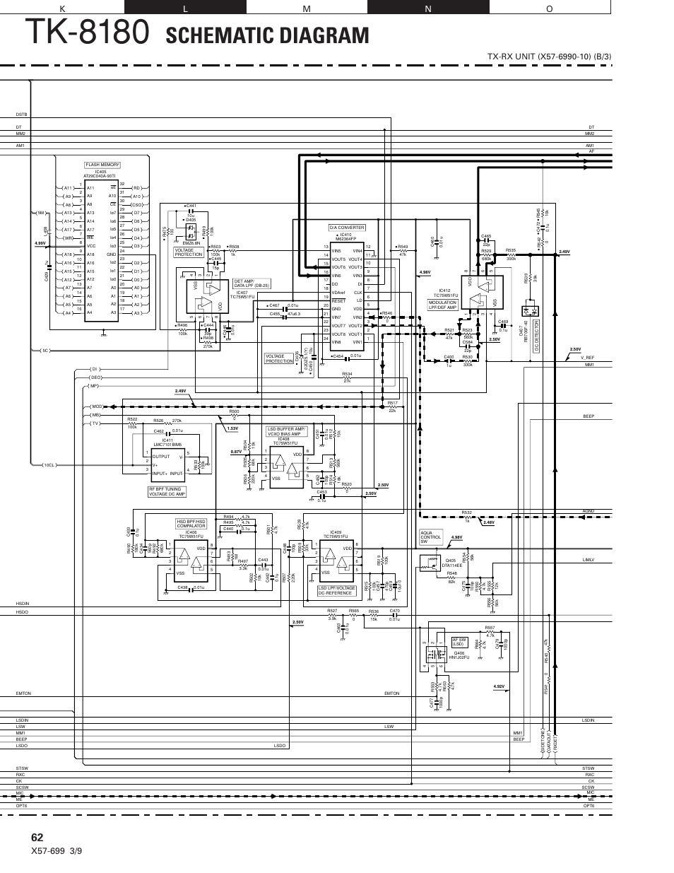 Tk-8180, Schematic diagram | Kenwood TK-8180 User Manual | Page 66 / 85