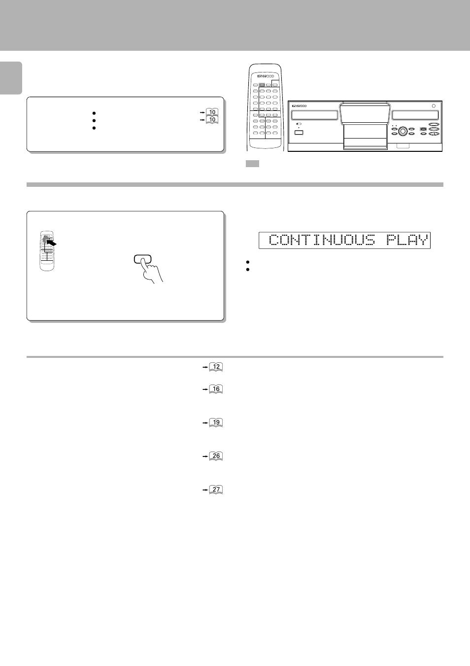 Continuous playback | Kenwood DPF-J9010 User Manual | Page 28 / 32