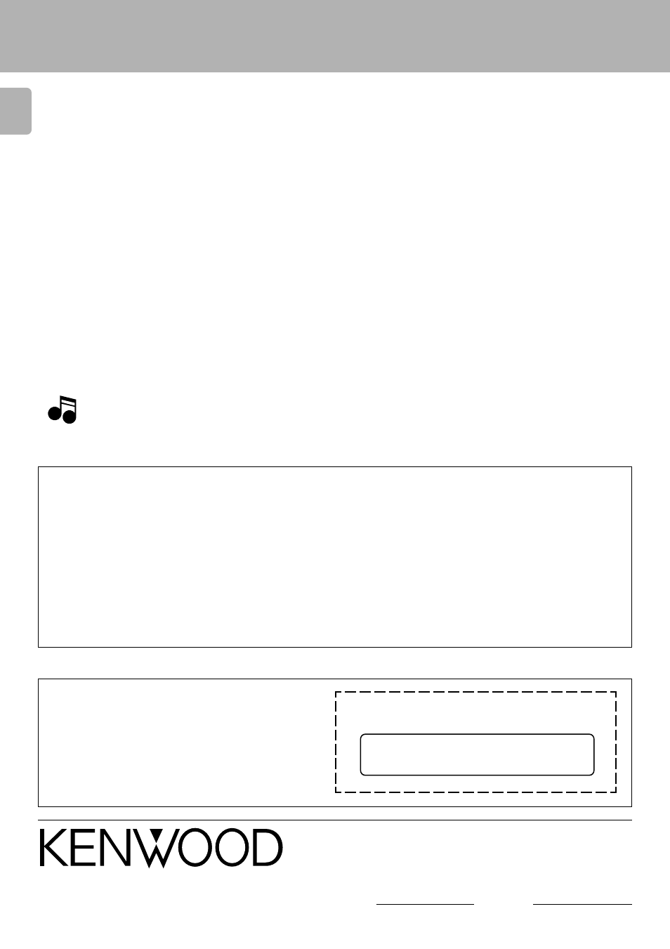 Specifications, For the u.s.a, For your records | Kenwood DPF-J9010 User Manual | Page 32 / 32