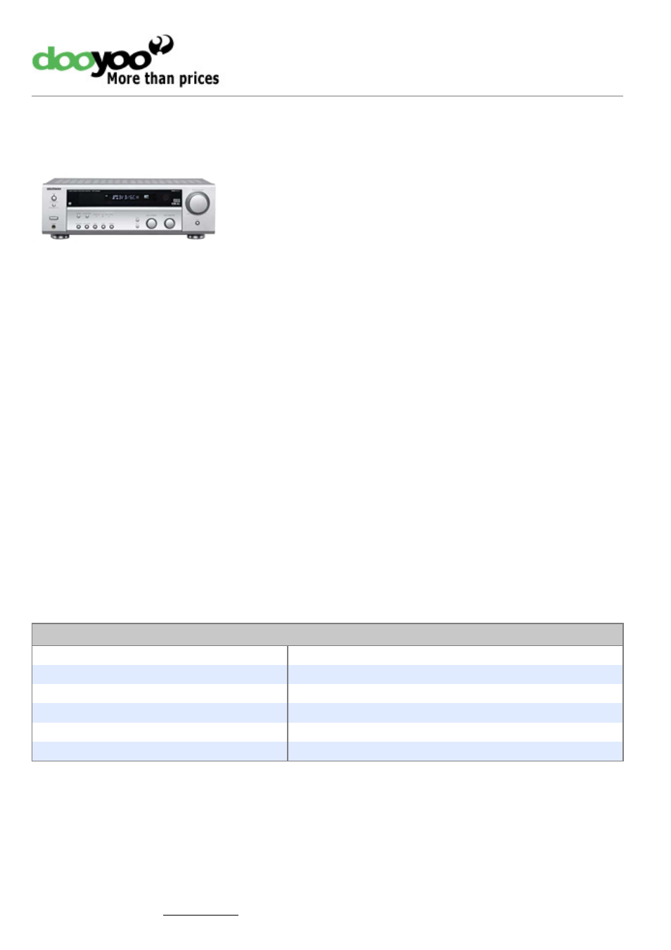 Kenwood KRF-V5090DS User Manual | 3 pages