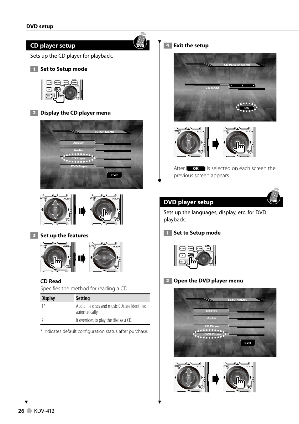 Kenwood KDV-412 User Manual | Page 26 / 80