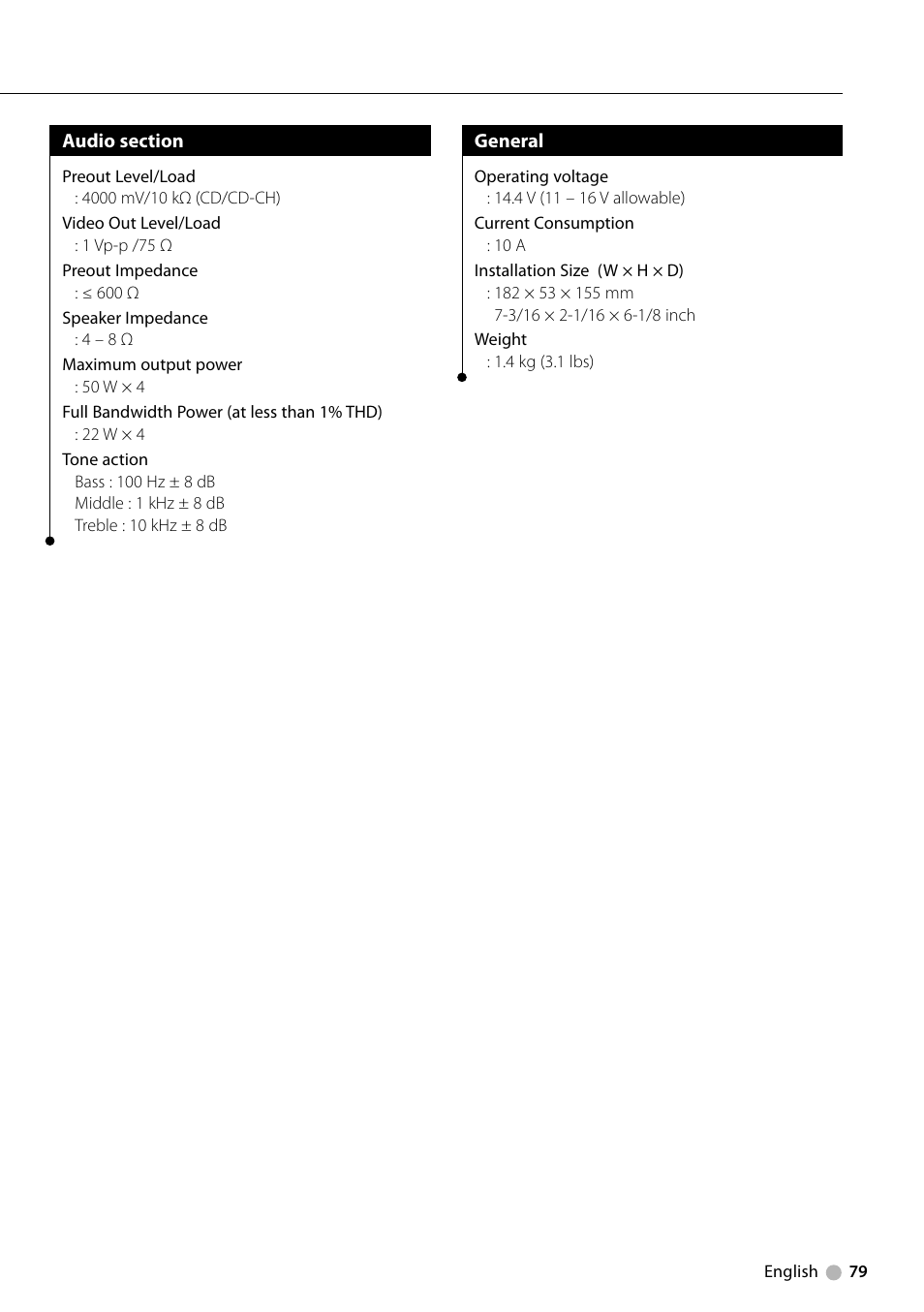 Kenwood KDV-412 User Manual | Page 79 / 80